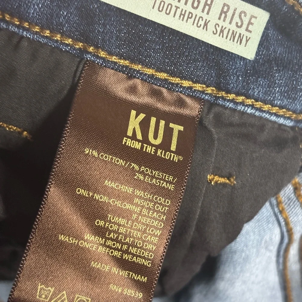 Kut from the Kloth‎ Dark Blue Skinny Jeans